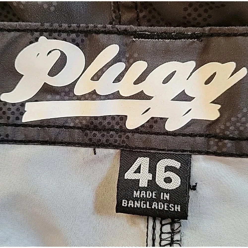 Plugg Cargo Pocket Camouflage Mens Size 46 Polyester Board Swim Shorts Trunks‎